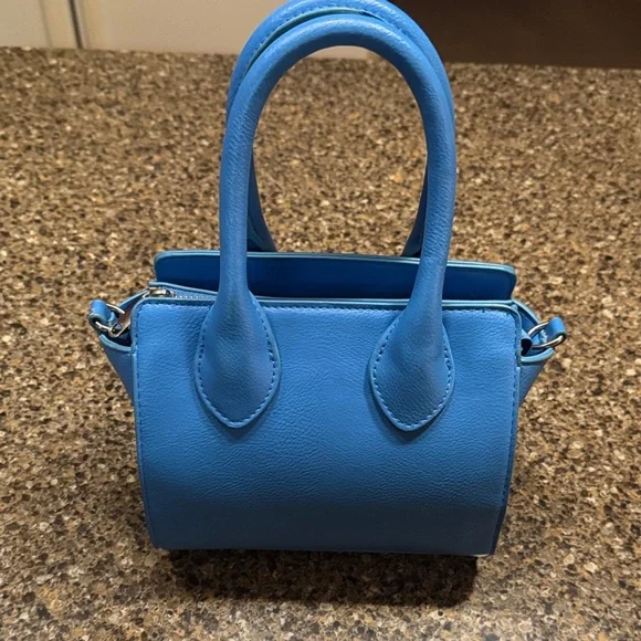 Bright Blue Wild Fable Leather Mini Handbag Purse - Picture 1 of 4